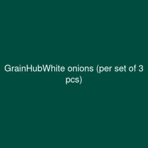 White onions (per set of 3 pcs)